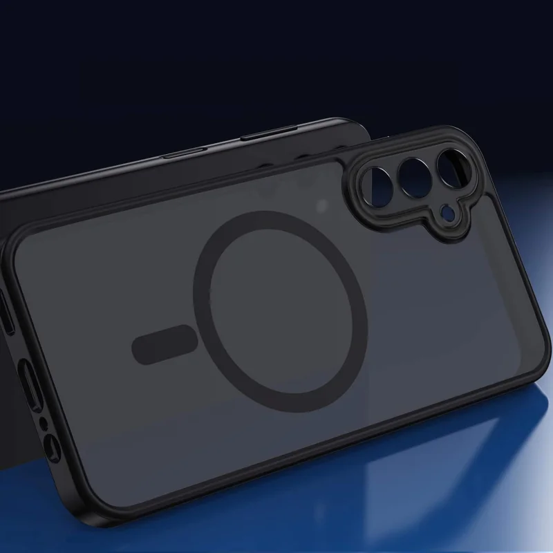 Matowe etui magnetyczne do Samsung Galaxy A16 5G z osłoną aparatów