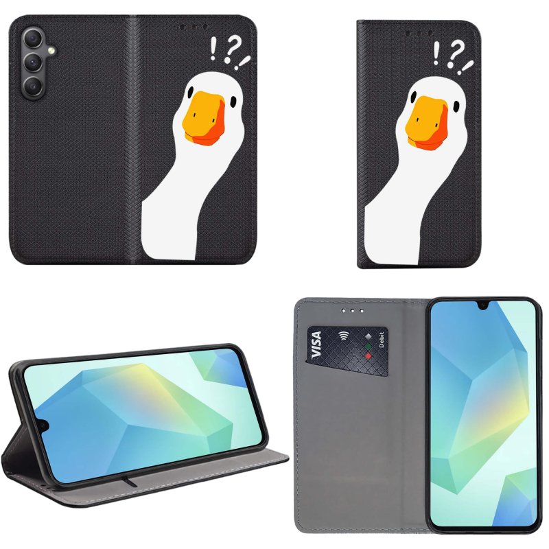 etui-do-samsung-galaxy-a16-5g-zamykane-malowane-wzor-ges-ze-szklem