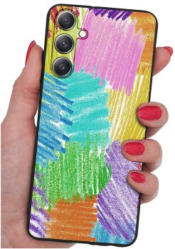 Etui do Samsung Galaxy A16 5G różne wzory kolorowe ze szkłem