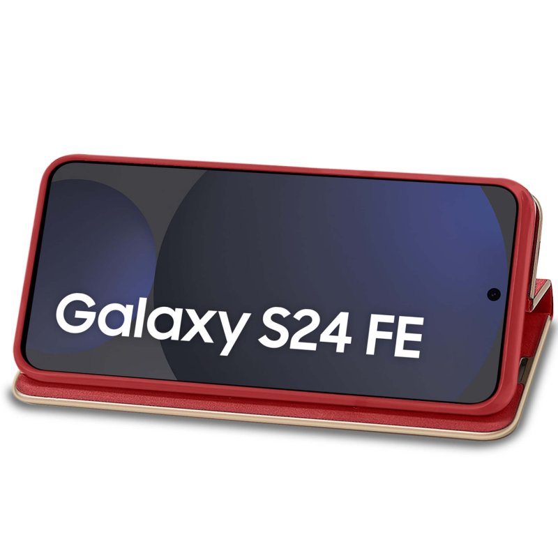 etui-do-samsung-galaxy-s24-fe-eleganckie-zamykane-czerwone-ze-szklem