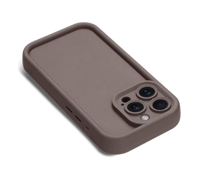 etui-do-iphone-16-pro-brazowe-wzmacniane-silikonowe-ze-szklem
