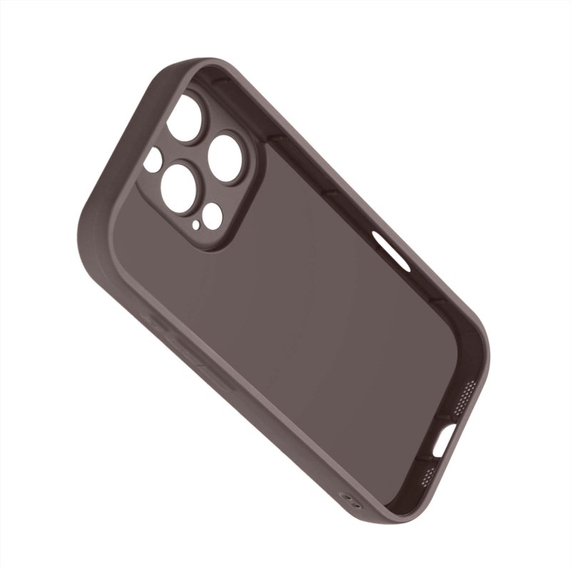 etui-do-iphone-16-pro-brazowe-wzmacniane-silikonowe-ze-szklem