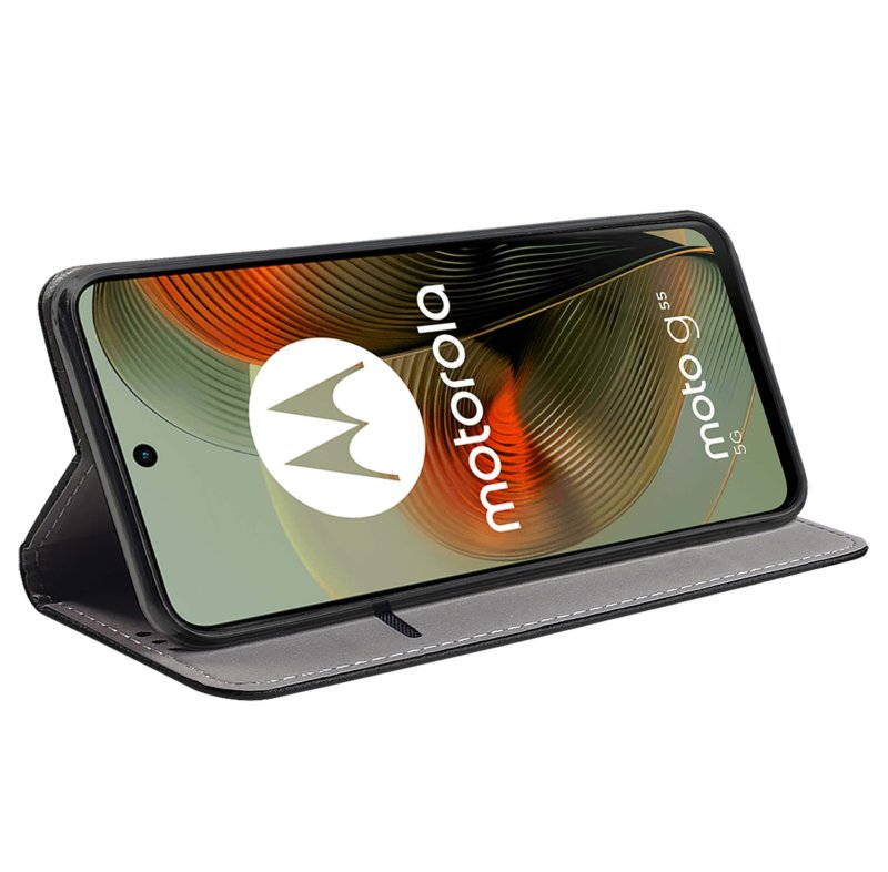 etui-do-motorola-moto-g55-5g-czarne-zamykane-ze-szklem