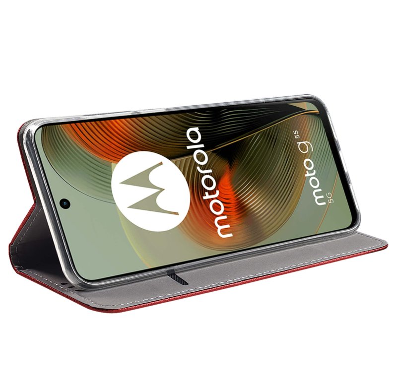 etui-do-motorola-moto-g55-5g-czerwone-zamykane-ze-szklem