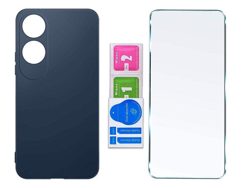 etui-do-oppo-a60-4g-granatowe-matowe-ze-szklem