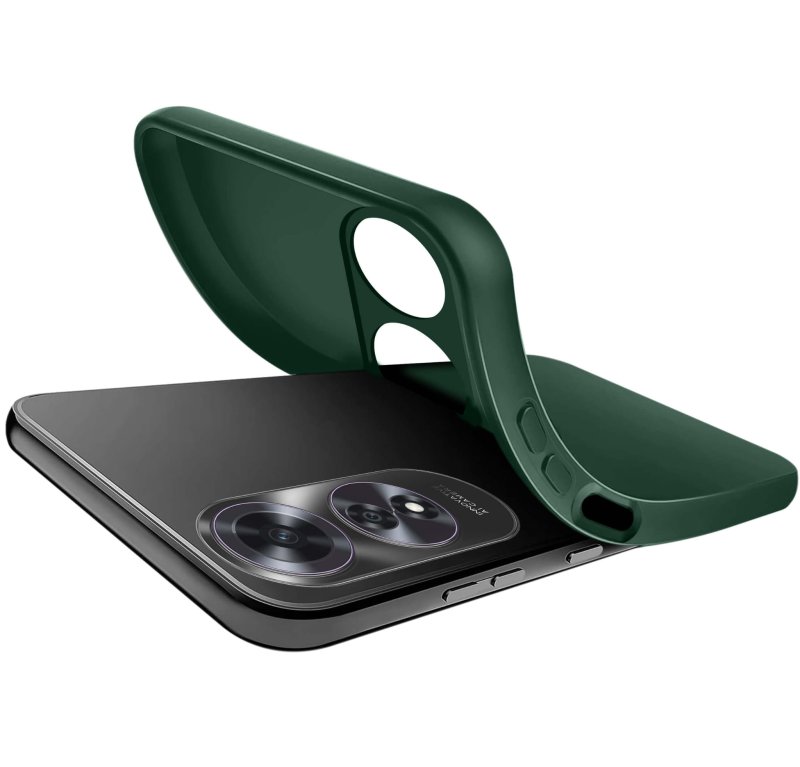 etui-do-oppo-a60-4g-zielone-matowe-ze-szklem