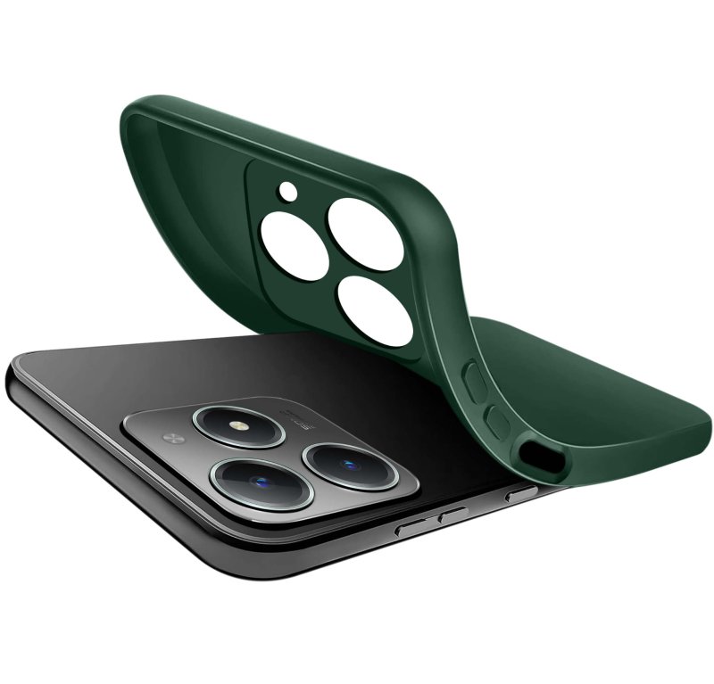 etui-do-realme-c61-c63-zielone-matowe-ze-szklem