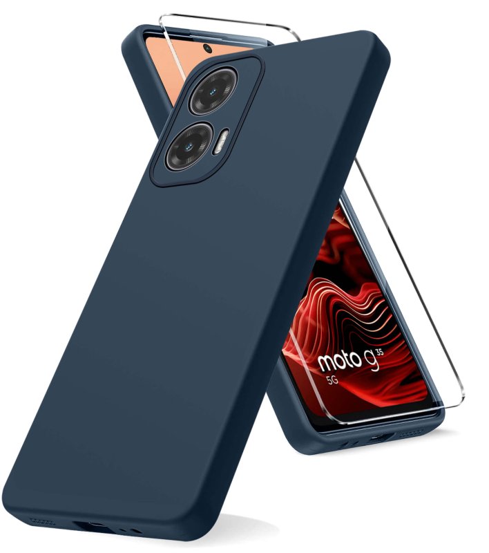 etui-do-motorola-moto-g35-5g-granatowe-matowe-ze-szklem