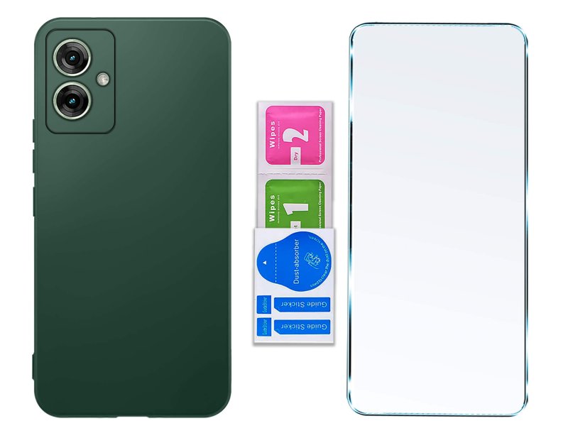 etui-do-motorola-moto-g55-5g-zielone-matowe-ze-szklem