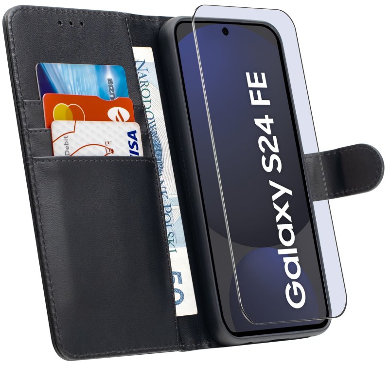 etui-do-samsung-galaxy-s24-fe-czarne-magnetyczne-z-klapka-ze-szklem