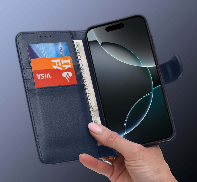 etui-do-iphone-16-pro-granatowe-magnetyczne-z-klapka-ze-szklem