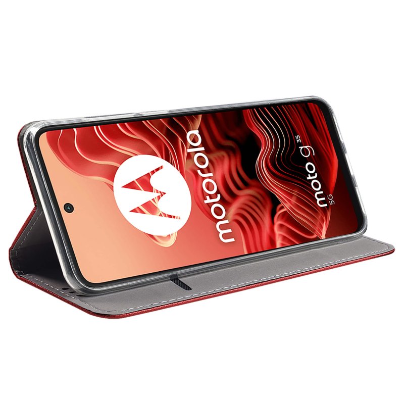 etui-do-motorola-moto-g35-5g-czerwone-zamykane-ze-szklem