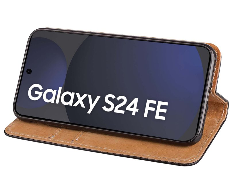etui-do-samsung-galaxy-s24-fe-skorzane-zamykane-czarne-ze-szklem