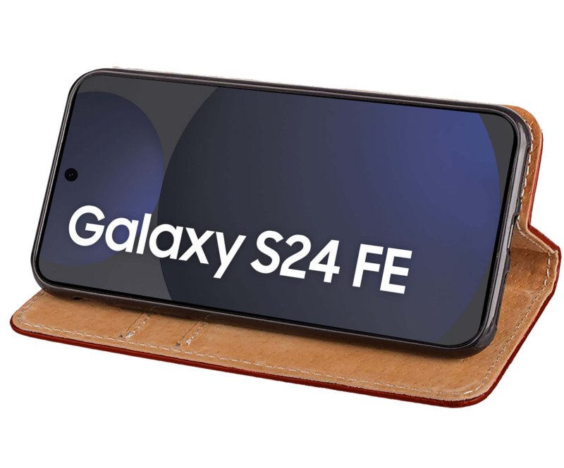etui-do-samsung-galaxy-s24-fe-skorzane-zamykane-brazowe-ze-szklem