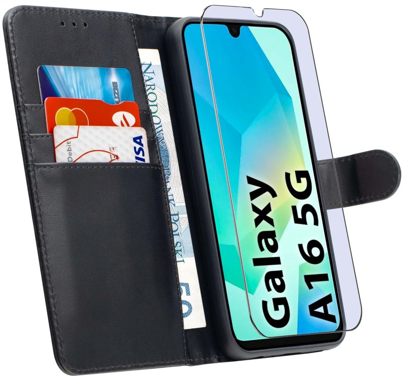 etui-do-samsung-galaxy-a16-5g-czarne-magnetyczne-z-klapka-ze-szklem