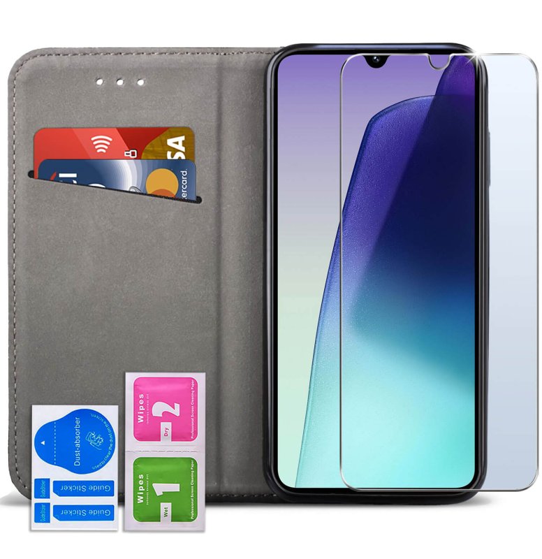 etui-do-xiaomi-redmi-14c-burgundowe-magnetyczne-zamykane-ze-szklem