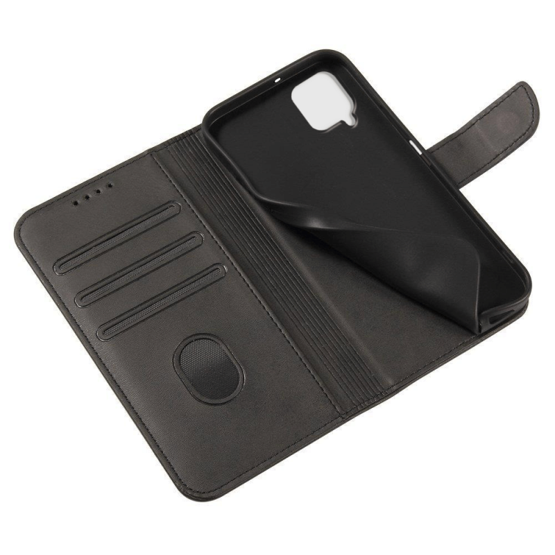 etui-do-samsung-galaxy-a12-m12-skorzane-z-klapka-czarne-ze-szklem