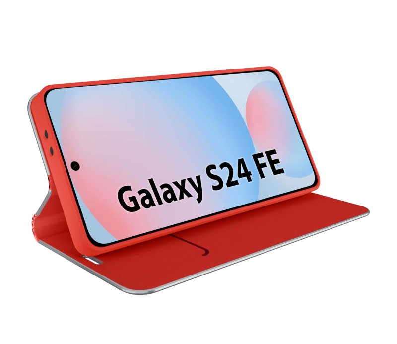 etui-do-samsung-galaxy-s24-fe-czerwone-zamykane-klasyczne-ze-szklem