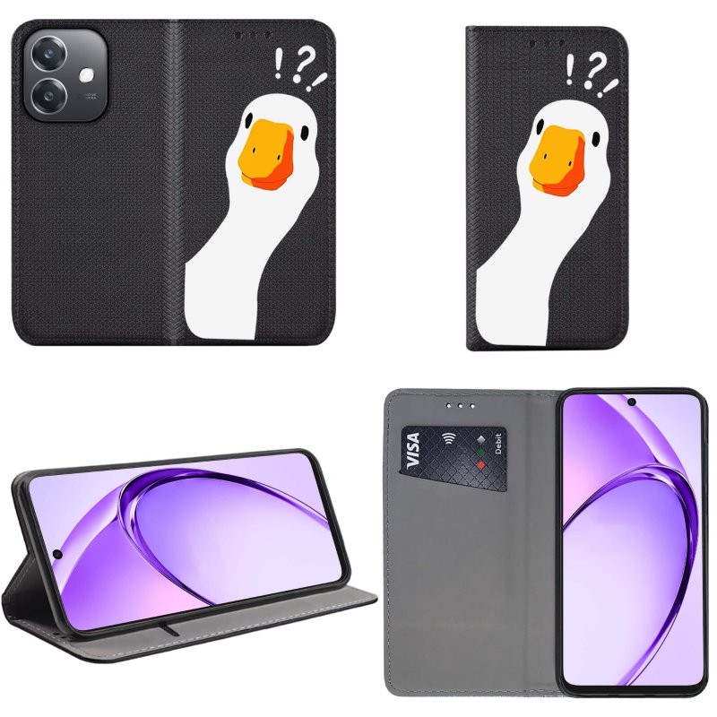 etui-do-oppo-a40-a40m-zamykane-malowane-wzor-ges-ze-szklem