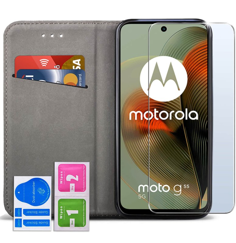 etui-do-motorola-moto-g55-5g-czarne-magnetyczne-zamykane-ze-szklem