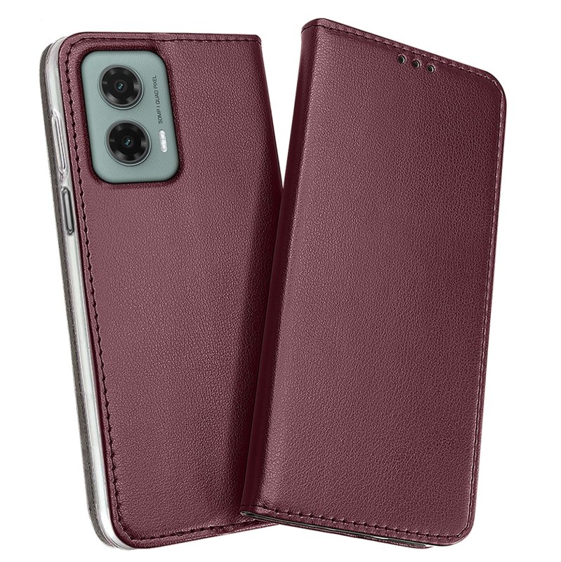 etui-do-motorola-moto-g35-5g-burgundowe-magnetyczne-zamykane-ze-szklem