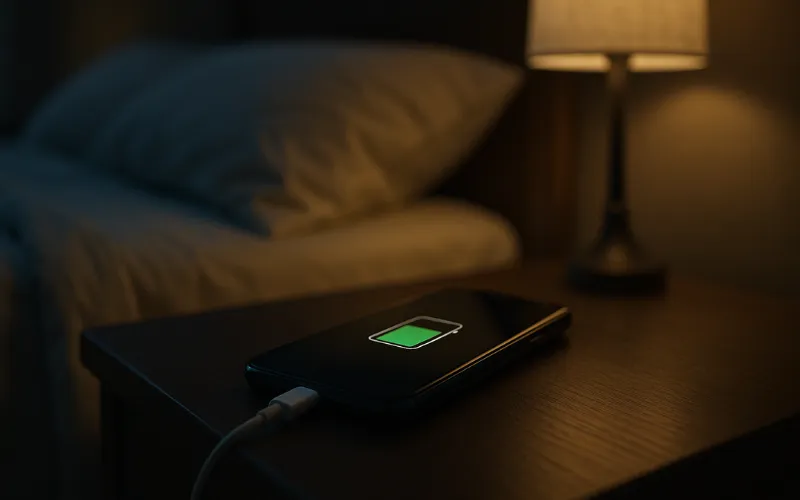 Ładowanie telefonu przez całą noc