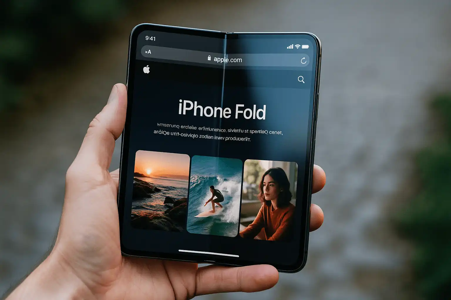 Składany telefon Apple iPhone Fold